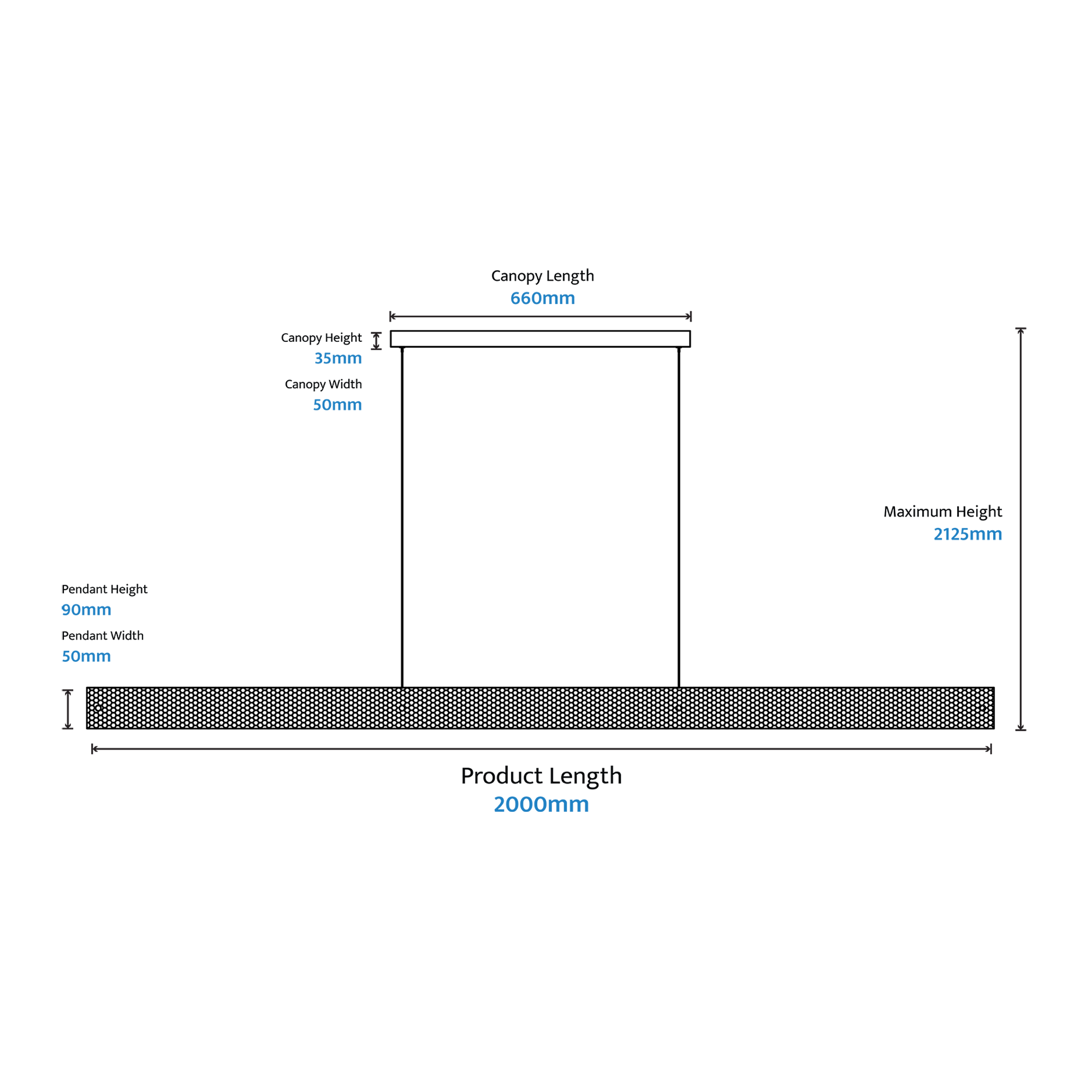 COUAS Textured Aluminium Pendants