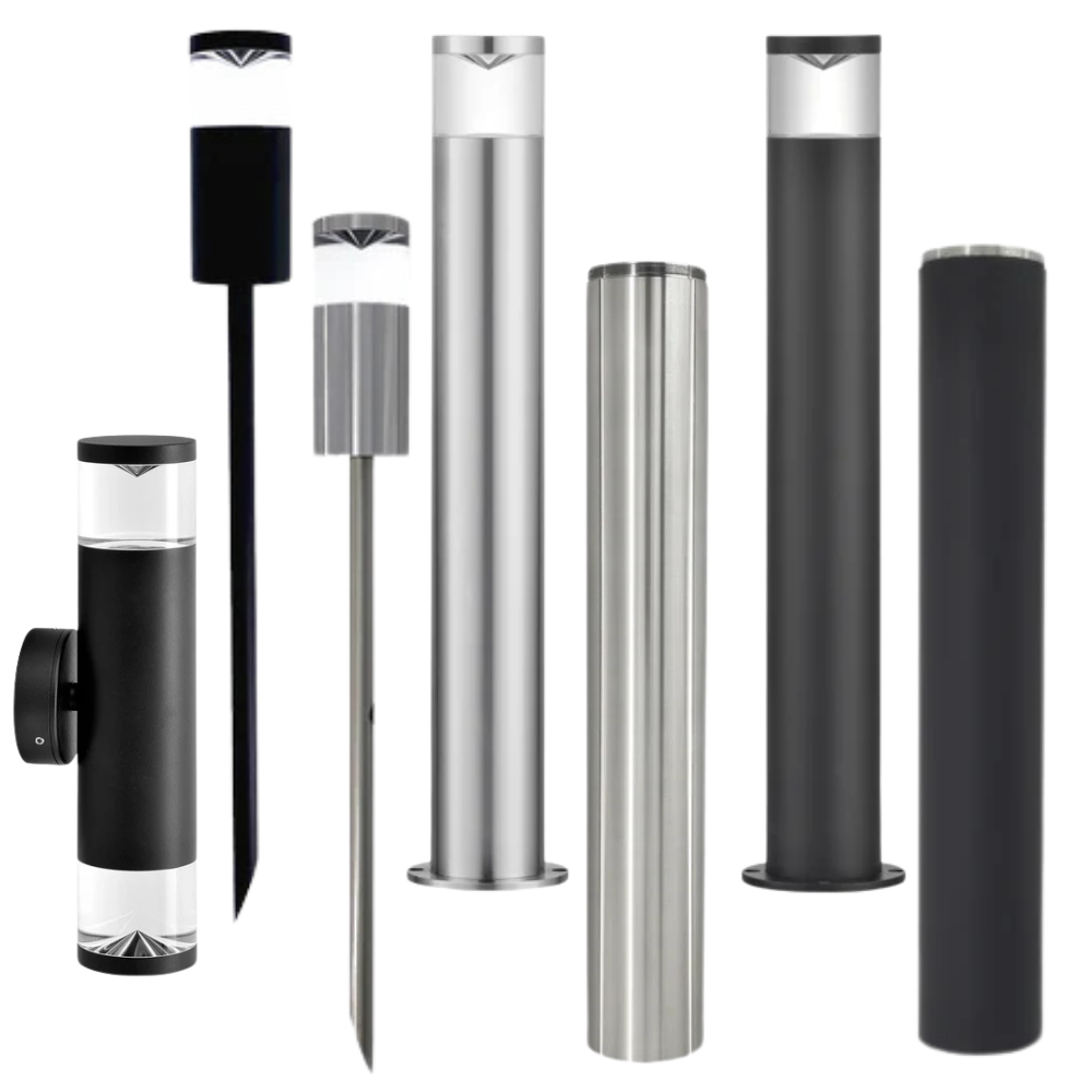 PHARE: Surface Mounted  Anti Glare Bollard and Garden Spike Lights IP54