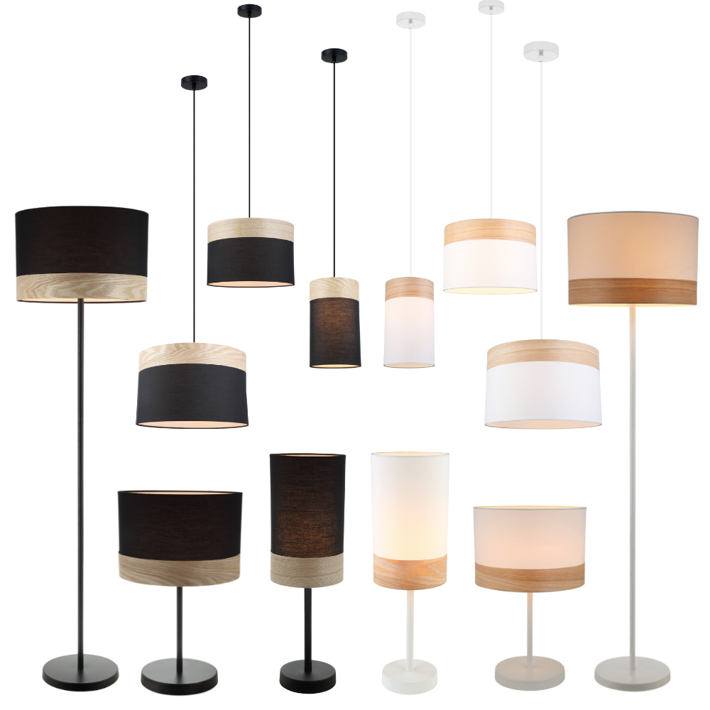TAMBURA: Scandinavian Large Round Drum Shape Floor Lamps