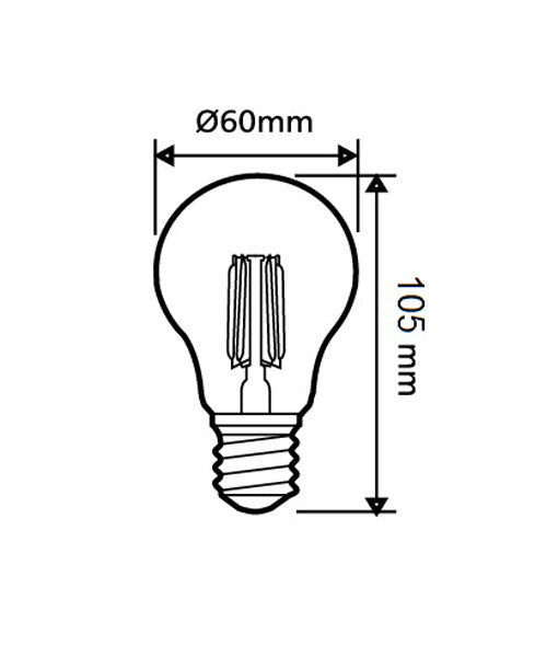 GLS Filament LED Globes (8W)