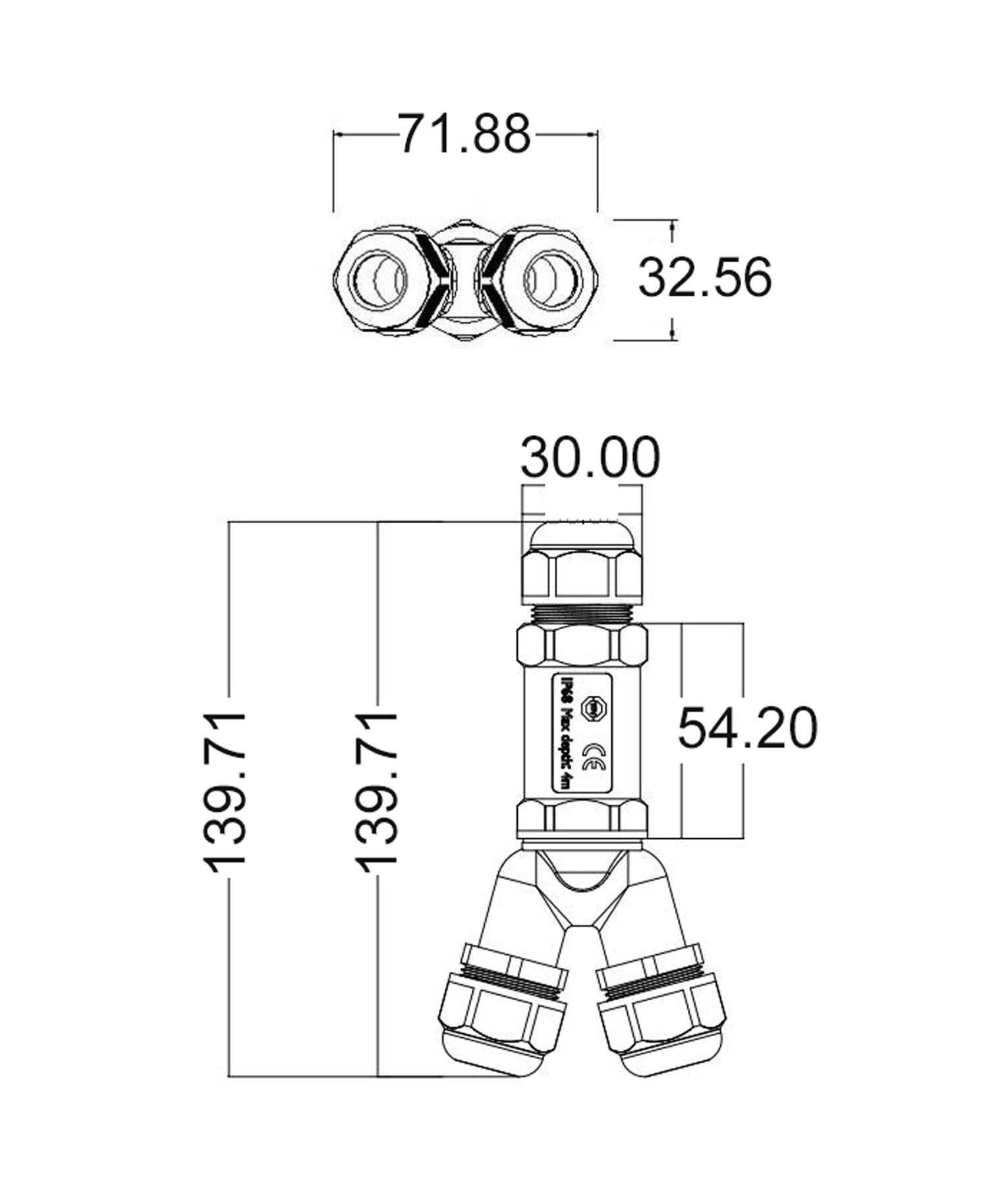 CONN Waterproof Connector