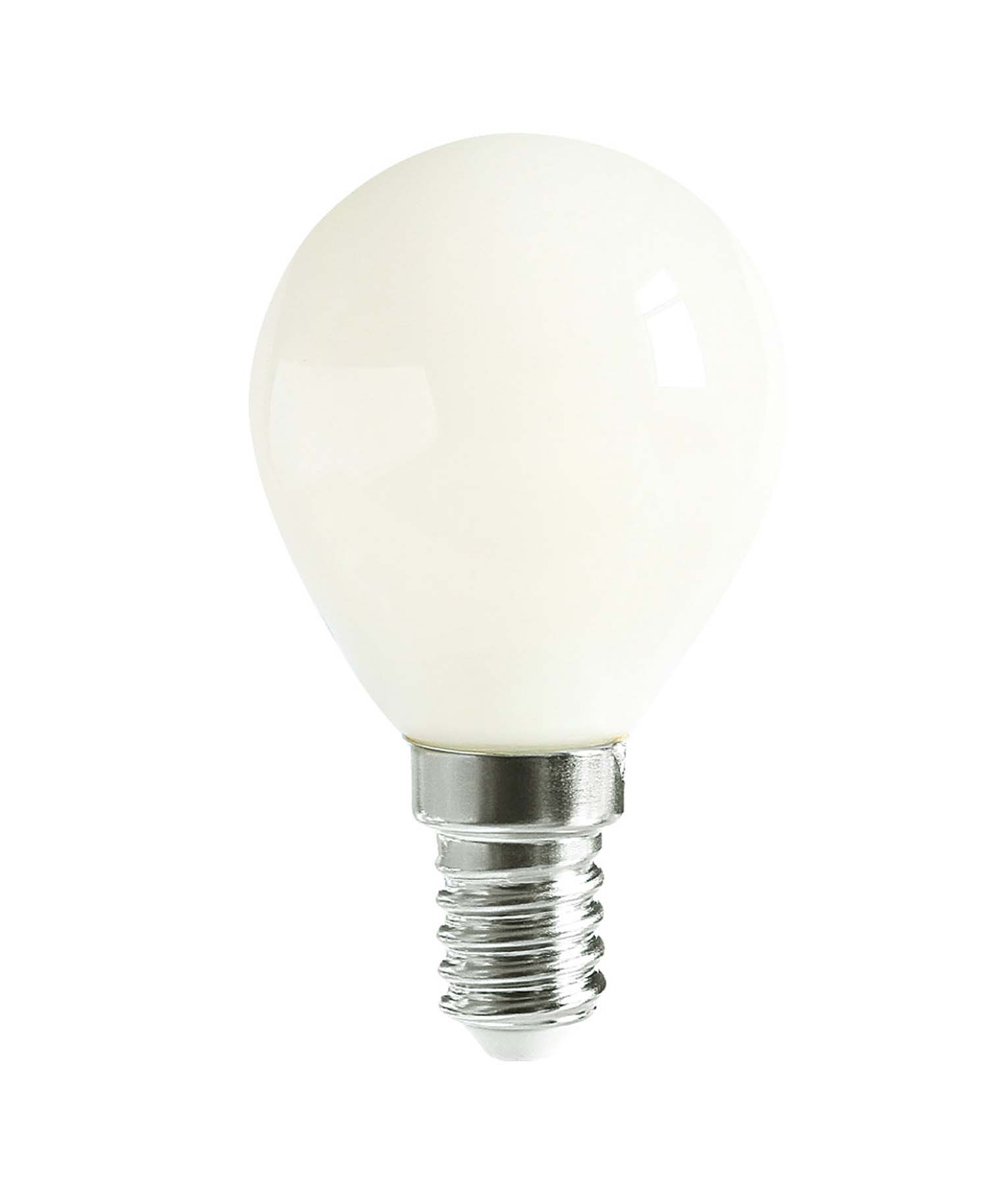 Fancy Round Filament Frosted LED Globes (4W)