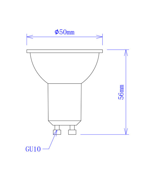 GU10 Coloured Globes (5W)