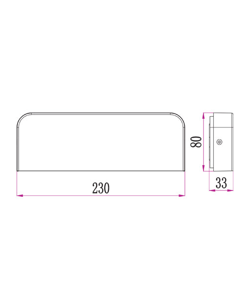 KUK Wall Lights (Dark Grey/Matt White)