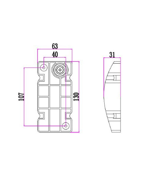 OLA Outdoor LED Wall Lights (Dark Grey/White)