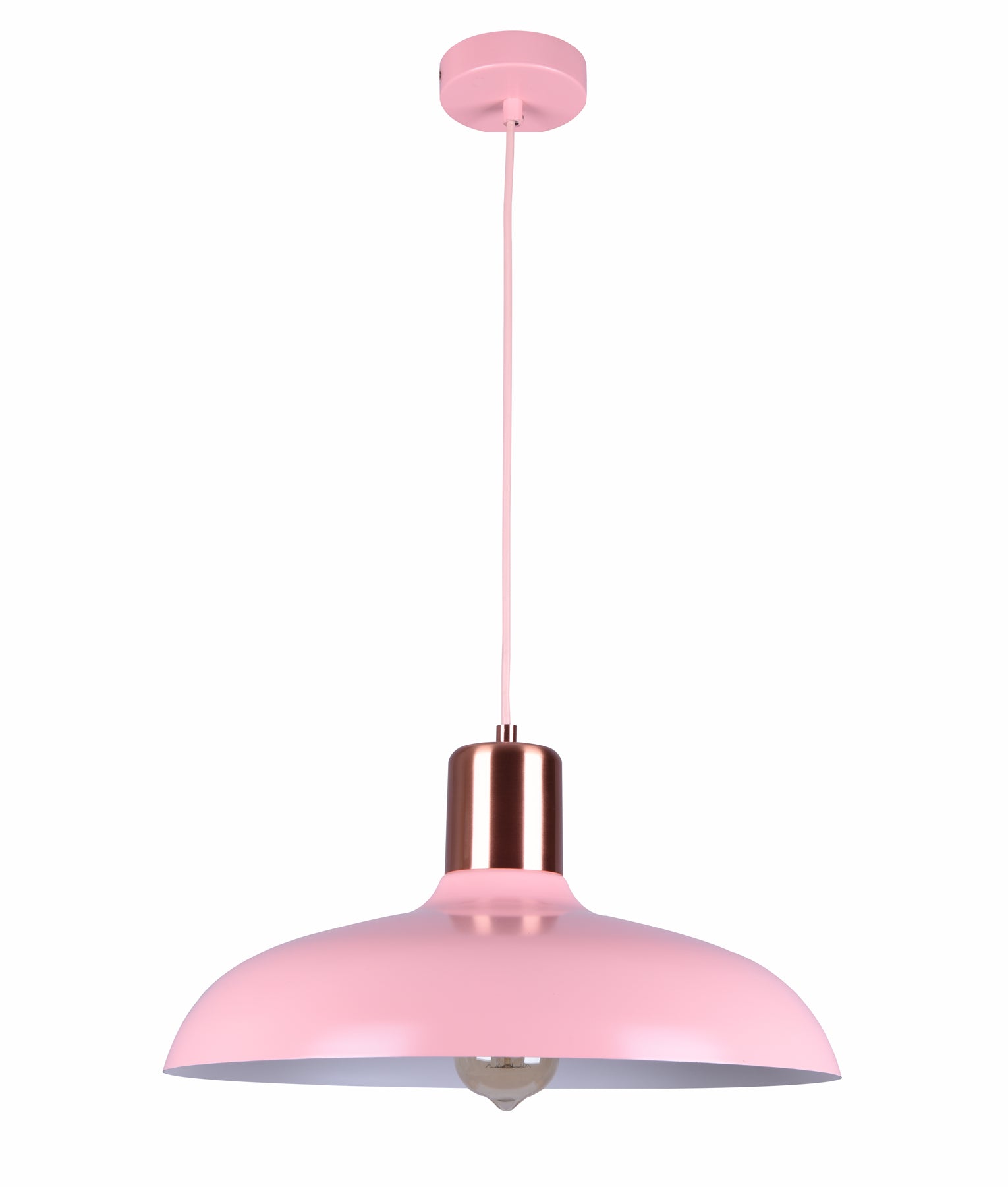 PASTEL Pendant Light, Scandinavian Dome (Black/White/Pink/Grey/Green/Blue/Yellow)