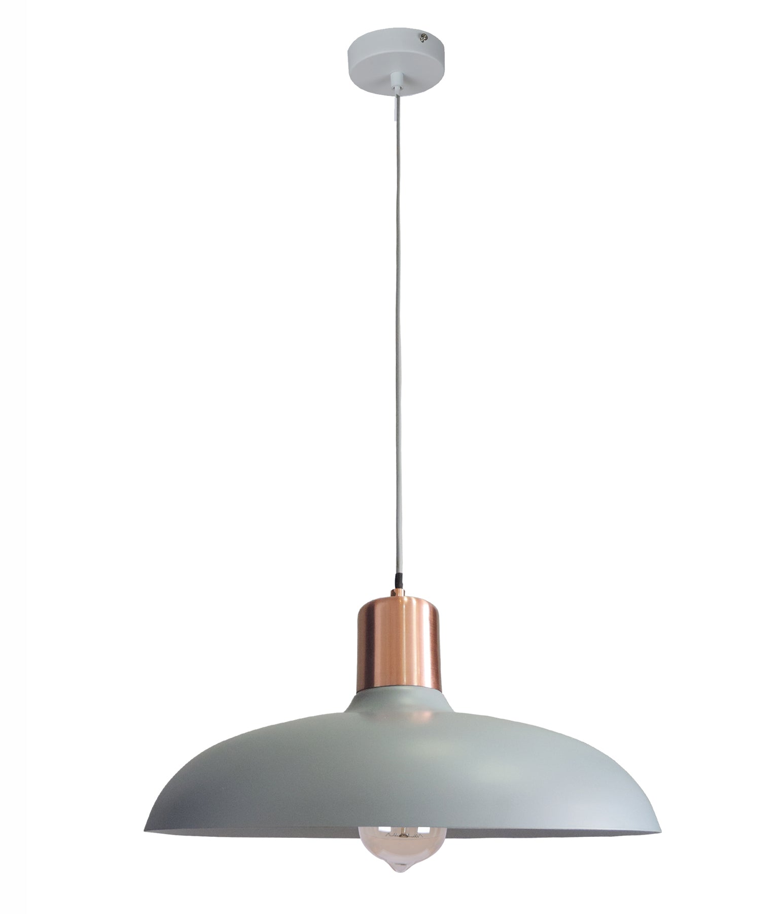 PASTEL Pendant Light, Scandinavian Dome (Black/White/Pink/Grey/Green/Blue/Yellow)