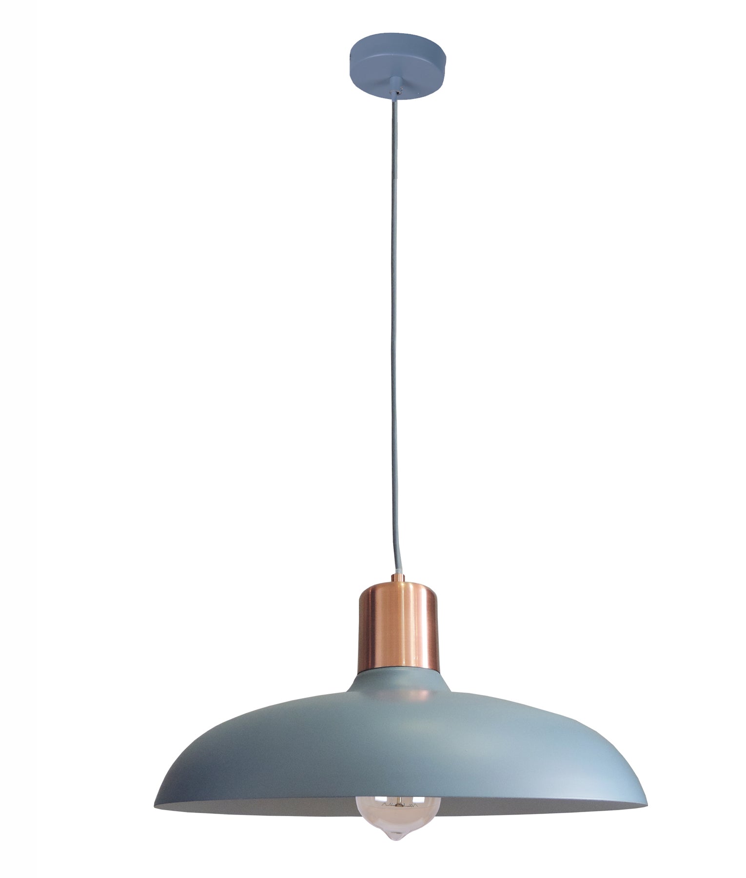 PASTEL Pendant Light, Scandinavian Dome (Black/White/Pink/Grey/Green/Blue/Yellow)