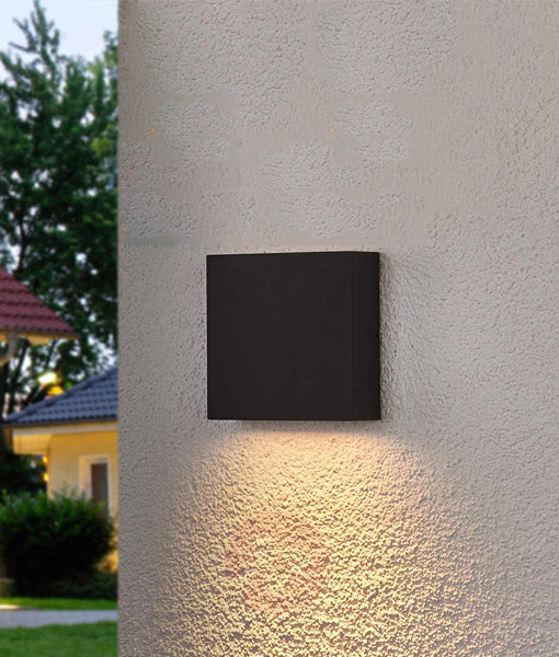 PDL Exterior Wall Light, Square Shaped (Black/Bronze/Stainless Steel)