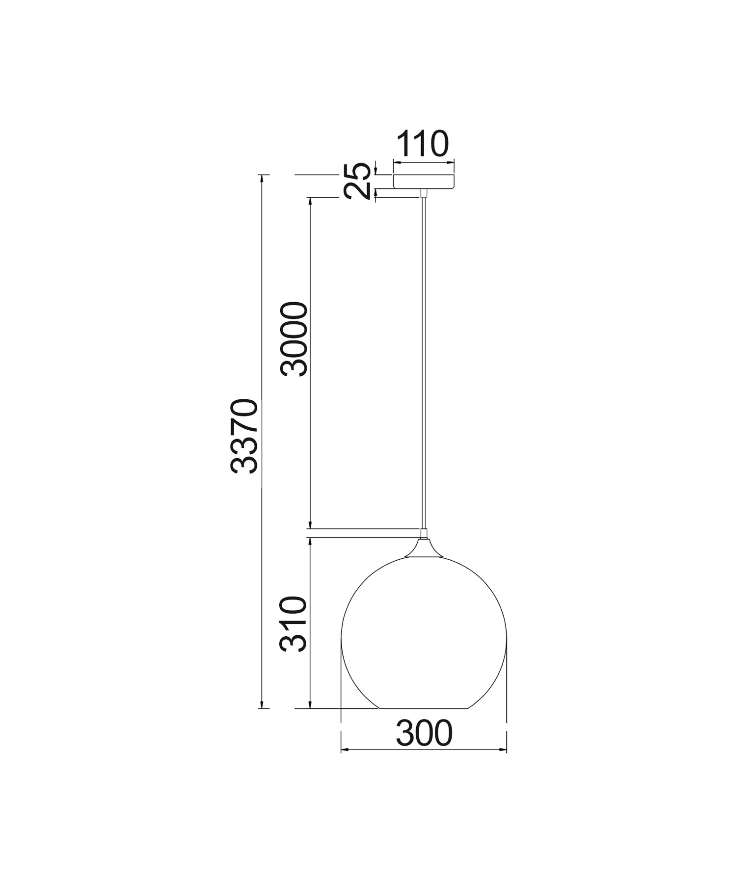 ROCHE Pendant Light, One Light Glass Shade (Matt Gold/Satin Chrome)