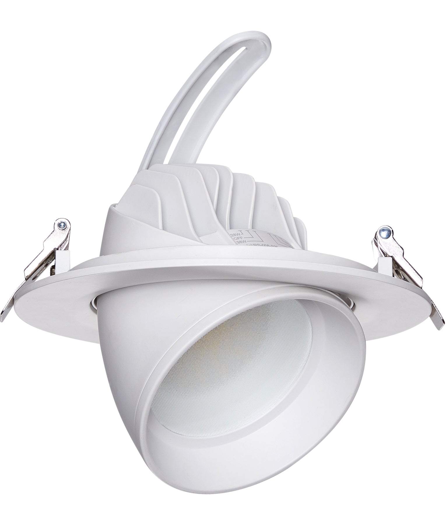 SHOPTRI01 Shop Lighter Downlight, 28W/38W LED (Tri-CCT, White)