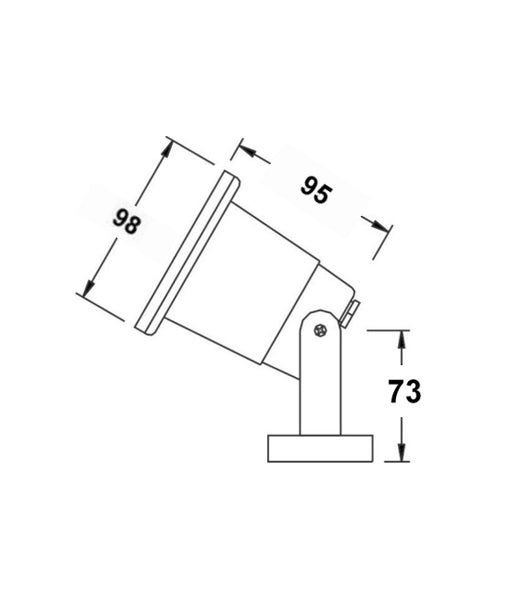 Exterior Surface Mount Pond / Spot Light