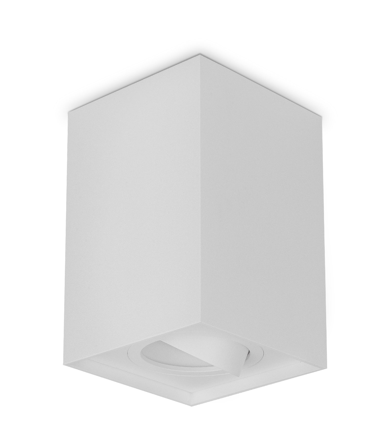 SURFACE GU10 Down Light with Gimbal, Round/Square (White/Black)