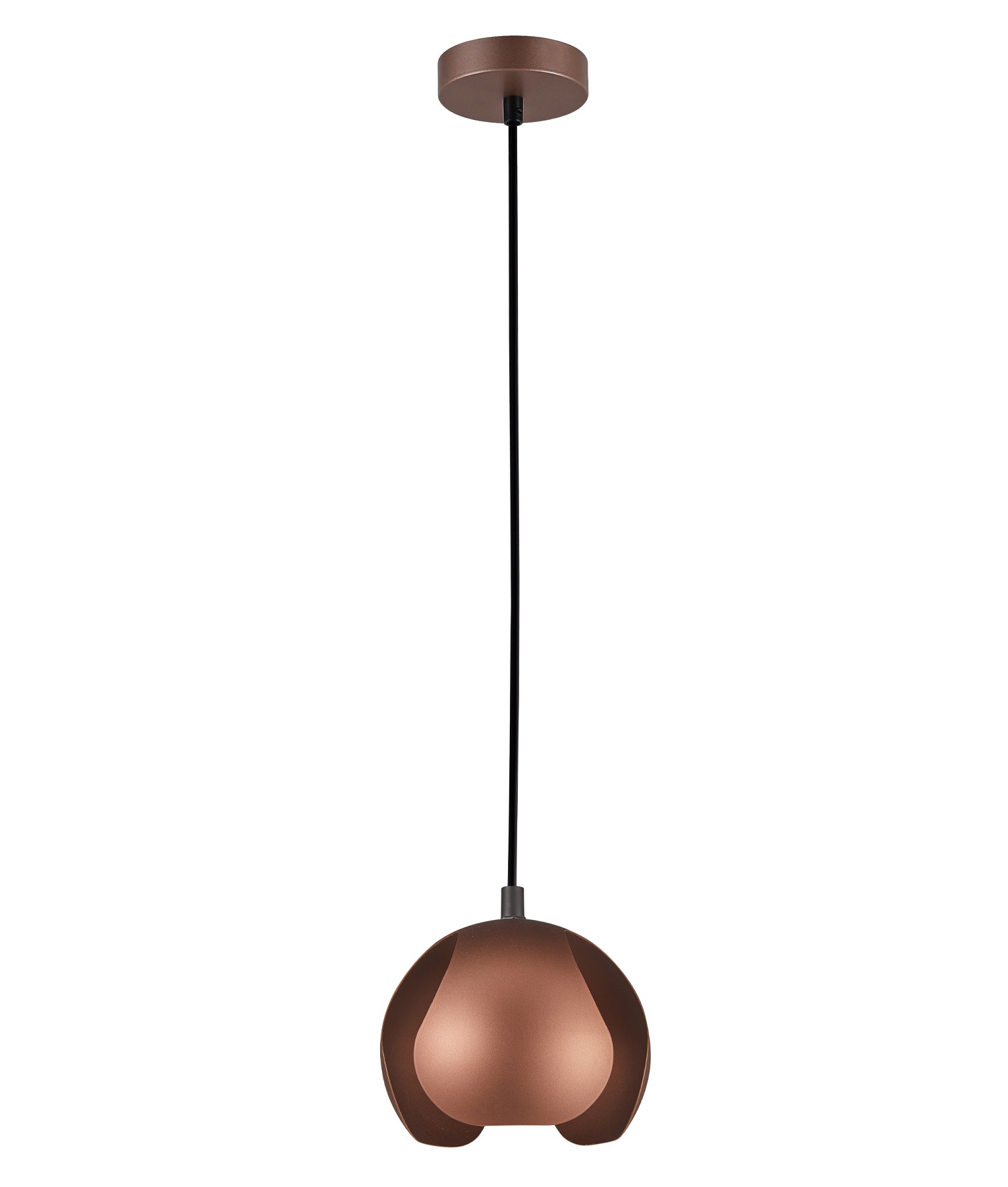 VAINA Pendant Light, One Light Metal Shade (Black/White/Matt Gold/Antique Copper Iron)