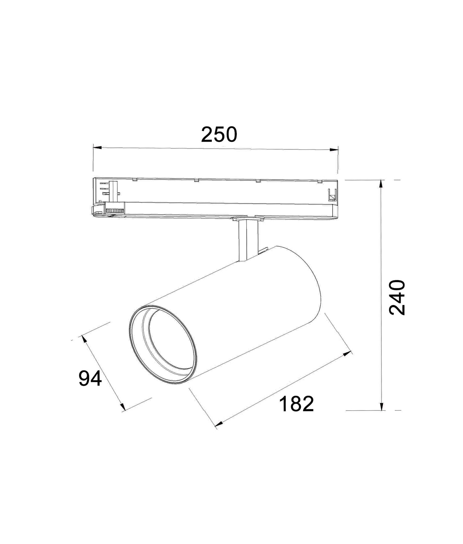 ZONE Tri-CCT Track Head Fittings